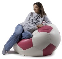 Кресло-мешок Because BALL WhitePink фото №2 — интернет-магазин Desire.md