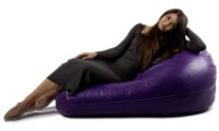 Fotoliu puf Because Original Bean Bag Purple imaginea #3 — magazin online Desire.md