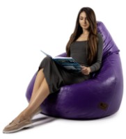 Fotoliu puf Because Original Bean Bag Purple imaginea #4 — magazin online Desire.md