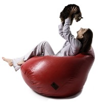 Fotoliu puf Because Original Bean Bag Red imaginea #3 — magazin online Desire.md