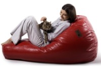 Fotoliu puf Because Original Bean Bag Red imaginea #4 — magazin online Desire.md