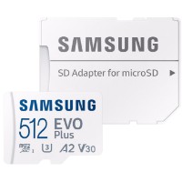 Сard de memorie Samsung MicroSDXC EVO Plus 512Gb Class 10 UHS-I (U3) + SD adapter (MB-MC512SA)