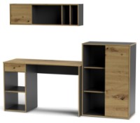 Письменный стол Accord Sirio Aнтрацит/Дуб Aртизан фото №1 — интернет-магазин Desire.md