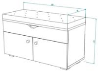 Rafturi pentru pantofi ML-Mobila МЛ-10 Дуб Крафт Белый imaginea #2 — magazin online Desire.md