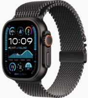 Смарт-часы Apple Watch Ultra 2 GPS + Cellular 49mm BlackTitanium Case with Black Titanium Milanese Loop M (MX5U3) фото №2 — интернет-магазин Desire.md