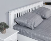 Кровать MobiCasa Hercules 140x200 White фото №6 — интернет-магазин Desire.md