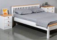 Кровать MobiCasa Hercules 140x200 White/Antic фото №2 — интернет-магазин Desire.md