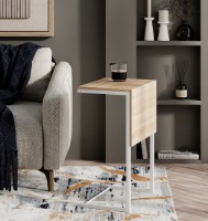 Журнальный столик MobiCasa Just Fiji Sonoma/White фото №2 — интернет-магазин Desire.md