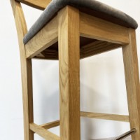 Scaun de bar MobiCasa Urbano Natur Wax Textil imaginea #6 — magazin online Desire.md