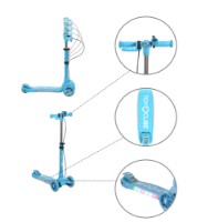 Самокат Moni Toy Cube Blue фото №3 — интернет-магазин Desire.md