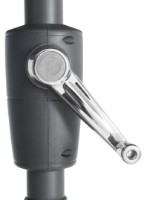 Зонт садовый Axentia (127974) Anthracite фото №3 — интернет-магазин Desire.md