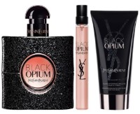Set de parfumuri pentru ea Yves Saint Laurent Black Opium EDP 50ml + EDP 10ml + Body Lotion 50ml imaginea #1 — magazin online Desire.md