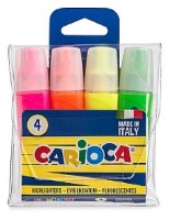 Markere Carioca Memolight Highlighters (54641) 4pcs imaginea #1 — magazin online Desire.md