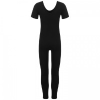 Гимнастическая одежда Grace Dance Jumpsuit Short Sleeve Black, s.110-116 фото №1 — интернет-магазин Desire.md