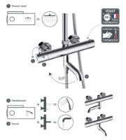 Set pentru duș Rubineta Etna + Thermo-10 SW (625048) imaginea #3 — magazin online Desire.md