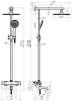 Set pentru duș Rubineta Etna + Thermo-10 SW (625048) imaginea #4 — magazin online Desire.md