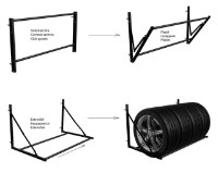 Полка для колёс Runden AS-SP03-000-L-9005 фото №4 — интернет-магазин Desire.md