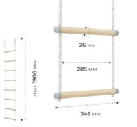 Scară de frânghie Romana Dop17 imaginea #2 — magazin online Desire.md