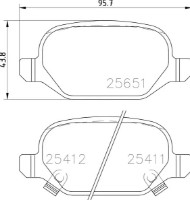 Set placute frână Brembo P 23 151 imaginea #2 — magazin online Desire.md