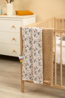 Plapumă pentru bebeluși Sensillo  Minky Cappucino Twigs 75x100cm imaginea #2 — magazin online Desire.md