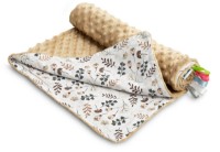 Plapumă pentru bebeluși Sensillo  Minky Cappucino Twigs 75x100cm