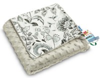 Plapumă pentru bebeluși Sensillo  Minky Grey Folk 75x100cm