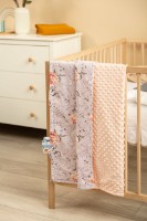 Plapumă pentru bebeluși Sensillo  Minky Peach Magical Garden 75x100cm imaginea #3 — magazin online Desire.md