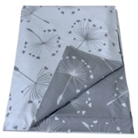 Пододеяльник ES 118x100cm Dandelions White/Grey
