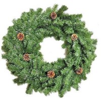 Новогодний венок Christmas D60cm (02550)