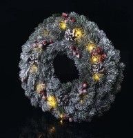 Новогодний венок Emos DCTW06 фото №2 — интернет-магазин Desire.md