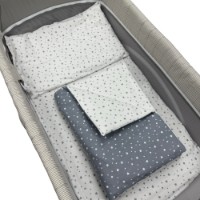 Детское постельное белье ES Grey Stars 5pcs