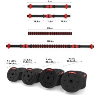 Set de haltere și gantere HMS SGP40 imaginea #8 — magazin online Desire.md