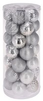 Ёлочные шары Christmas Silver (51166)