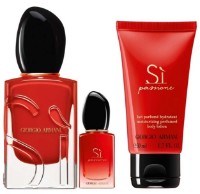 Парфюмерный набор для неё Giorgio Armani Si Passione EDP 50ml + EDP 7ml + Body Lotion 50ml