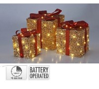 Instalație de Crăciun Christmas 15/20/25сm (54503) 3pcs imaginea #2 — magazin online Desire.md