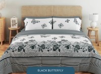 Lenjerie de pat Relaxe Home Soft Dreams Black Butterfly 200x220 (020914)