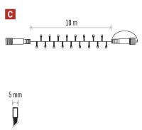 Гирлянда Emos D1AF01 фото №3 — интернет-магазин Desire.md