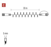 Гирлянда Emos D1AN01 фото №3 — интернет-магазин Desire.md