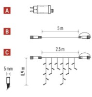 Ghirlandă Emos D1CW02 imaginea #2 — magazin online Desire.md