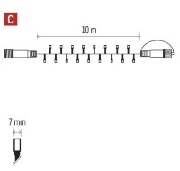 Гирлянда Emos D2AC05 фото №2 — интернет-магазин Desire.md