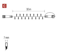 Ghirlandă Emos D2AW03 imaginea #3 — magazin online Desire.md