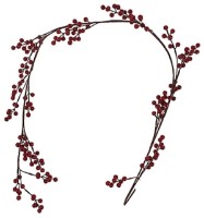 Декоративный цветок Christmas 150cm (52549)