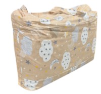 Бортик в кроватку ES Cappuccino Clouds 120x60cm Set фото №3 — интернет-магазин Desire.md