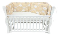 Бортик в кроватку ES Cappuccino Clouds 120x60cm Set фото №4 — интернет-магазин Desire.md