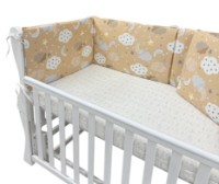 Бортик в кроватку ES Cappuccino Clouds 120x60cm Set