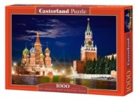 Puzzle Castorland 1000 Red Square by Night in Moscow, Russia (C-101788)