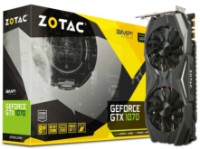Видеокарта Zotac GeForce GTX 1070 AMP! Edition 8GB DDR5 (ZT-P10700C-10P)