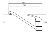 Смеситель для кухни Aquasanita Helika 2561 Beige фото №2 — интернет-магазин Desire.md