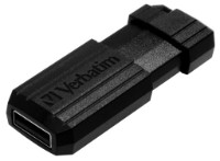 Флеш-накопитель Verbatim PinStripe 2.0 128Gb Black (49071)