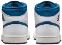 Bocanci pentru bărbați Nike Air Jordan 1 Mid Se White/Industrial Blue/Sail, s.43 imaginea #5 — magazin online Desire.md